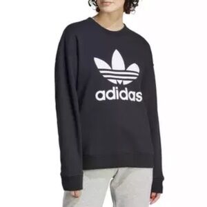 Adidas Trefoil Crew sweatshirt original womens pullover sweater logo XS